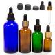Green Blue 50ml 100ml Glass Dropper Bottle Cosmetic Packaging ODM