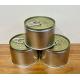 Tea Tin Metal Packaging Box With Window Food Grade Metal With Lid Luxury Chinese Square Custom Rectangle Black Customized Logo