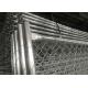 6ft x 12ft chain link fence panels for temporary project tube1.2 oz/ft2 [366g/m2] and chain mesh 2-1/4 x 2-1/4