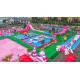 Customizable PINK THEME INFLATABLE WATER PARK for Your Water Park Business