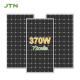 PERC Technology 370w 375w 48v Monocrystalline Solar Panel for Home 156.75mmx156.75mm