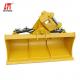 Custom Steel Excavator Tilt Bucket Red/Yellow Opening 800-1500mm