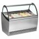 Air Cooling Ice Cream Display Freezer , Hongan Countertop Gelato Freezer