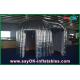 Inflatable Party Decorations Custom Made Silvery Led Photobooth Inflatable Advertising Tent For Rental