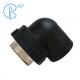Durable HDPE Socket Fusion Fittings Female Elbow PE100 PN16 SDR11 For Mud Transportation