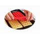 Kitchen Rectangle Silicone Baking Molds / Silicone Waffle Mould Bakeware Cooking Tools