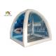 Mini Blue Transparent 5.58ft Inflatable Event Tent For Outdoor Camping