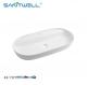 Factory Direct Supply AB8473 Above Counter Sink Matt White Vessel Wash Hand Basin For Bathroom