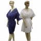 Fluid Resistant Disposable Kimono Gowns Clothing Knee Length Short Sleeve For Comfort