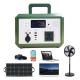 220V 50Hz Portable Power Station Lithium Battery With LED Lighting Multifunctional