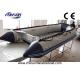 Towable 12 Ft Hypalon Foldable Inflatable Boat With Hand Glued Tube