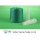 100% Polyester Dyed Polyester Yarn Ring Spun / TFO Yarn With Plastic Core Knotless