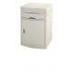 durable white ABS bedside Cabinet, medical hospital bedside table with one