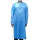 Isolation gown for outside protection disposable CPE plastic apron used in clinic in hospital, liquid proof