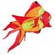 Easy Control 3D FishKite Nylon Or Polyester Material 75*95*46cm Small Wing Span