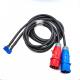 Professional AC Power Cord 5pin Industrial Plugs 32A Connectors For Industrial Equipment