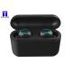 Rechargeable IPX4 Waterproof Earbud With Microphone 1500mAh USB Power Bank Dock Charging Case