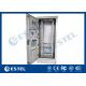 40U Steel Metal Outdoor Communication Cabinets Grey RAL 7035 Color