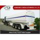 60000 Liters Diesel Tanker Trailers , Steel Fuel 2 / 4 Tri Axle Tanker Trailer