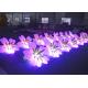 Flower Shape Inflatable Light Tube For Outdoor / Indoor Promotion 2.5m Height