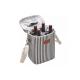Nylon Travel Insulated Wine Tote Bag , Leakproof Wine Cooler Carry Bag