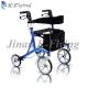 Light Metal Aluminum Folding Walker Rollator Elderly Walking Aid