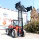 Four Wheel Drive 36.8kw 3 Ton All Terrain Forklift 3m Lift Height
