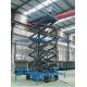 300kg SJY0.3-4 Scissor Lift Working Platform 6m Working Height Hydraulic Lifting
