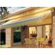 Outdoor Aluminum Manual or  Motorized Remote Control Patio Awning