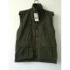 winter vest, winter waistcoat, olive green, S-3XL, wadding lining