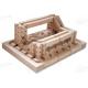 44Pcs Wooden Puzzles Building Blocks Marble Run DIY Toy