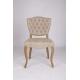 Wholesale button wedding chair linen fabric chair rental luxury wedding wooden chair