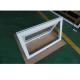 Tempered Glass PVC UPVC Awning Window Watertight Custom Color Size