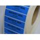 Blue Waterproof Printable Tamper Proof Labels Environmentally Friendly Material