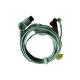 Compatible 3 lead ecg cable for Mindray MEC 1200,snap end, AHA