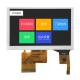 5 Inch LCD TFT Touch Display , Industrial Capacitive Touch Screen 800×480