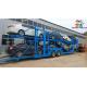 Two Loading Floors SUV Q235 60FT Semi Truck Car Hauler