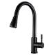 Modern Kitchen Faucet with Pull Out Sprayer and Water Supply Hose 304 Stainless Steel