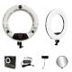 96w FD-480 Photography led selfie ring light makeup rechargeable battery power 18inch vlogging kit for live