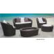 5 piece -Rattan outdoor Leisure backyard patio PE rattan wicker sofa set ottoman -9021