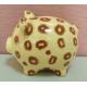 Ceramic piggy money box for Valentine's day