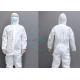 Chemical Resistant Safety Lightweight Disposable Coveralls Water Resistance