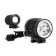 4 White LED Bicycle Head Light Aluminium Alloy Head Light with USB Rechargeable
