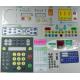 Large Push Button Tactile Membrane Switch / PET Film Overlay Touch Panel