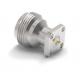 18GHz, N Type Jack(Female) Straight Connector, 4-Hole Flange(12.7mm*12.7mm), Stainless steel