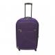 Reinforced Handle Purple 600D Polyester EVA Trolley Luggage