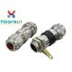 Nickel Plated Brass BDM Explosion Proof Cable Gland , GRP Metal Cable Gland