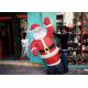 25 Ft / Customized Inflatable Advertising Products Giant Inflatable Santa For Shop