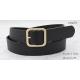 Square Gold Satin Buckle Ladies Thin Belts , Classic PU Ladies Belts For Jeans