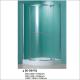 Sliding Open Bathroom Shower Enclosures Clear Tempered Glass with Quadrant Tray